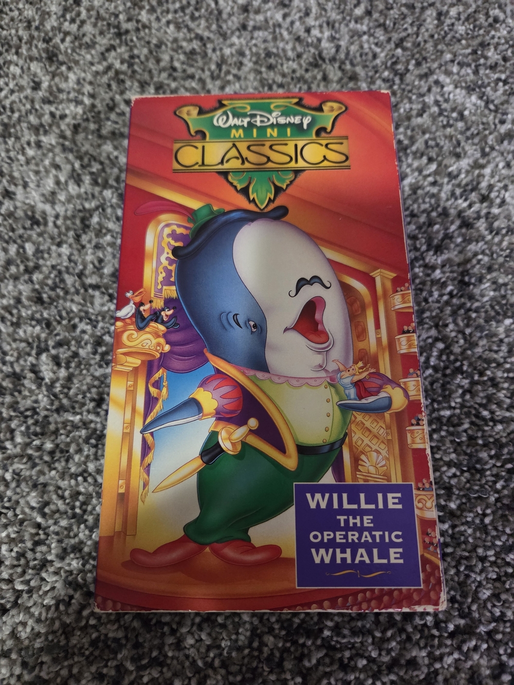 Walt Disney Classics "Willie the Operatic Whale" Collectible VHS